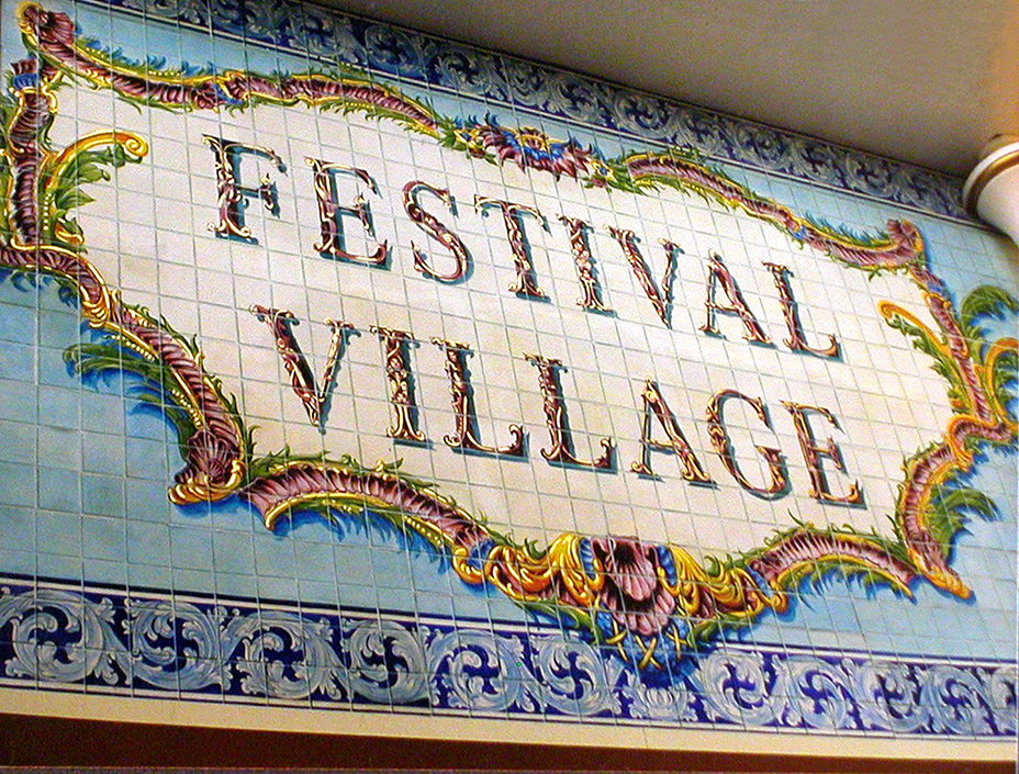 Trafford Centre The Festival Village Mural