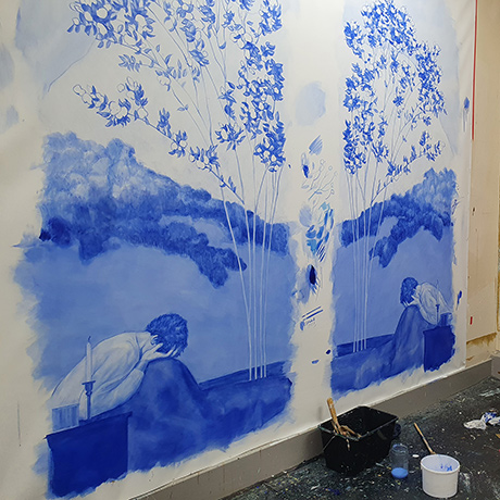 Mural for The Mosaic Rooms, London